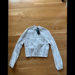 Cream Longsleeve Blouse